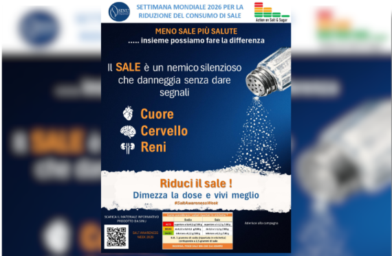 11-17 MAGGIO SETTIMANA MONDIALE PER LA RIDUZIONE DEL CONSUMO DI SALE 2026